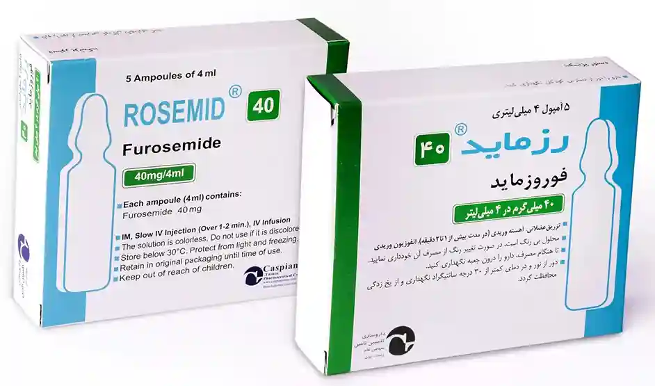 تصویر ROSEMID 40MG/4ML AMP